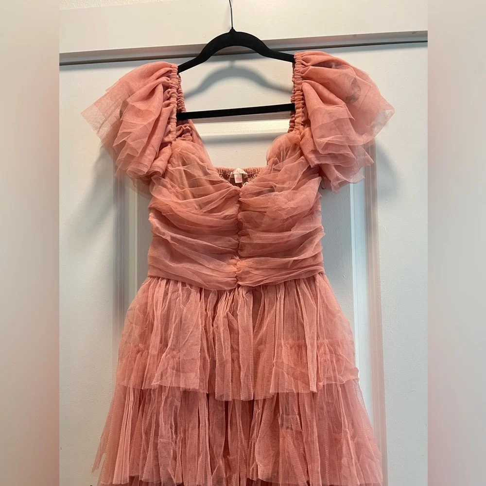 Fantasy Ruffle Maxi Dress - Picture 3 of 4